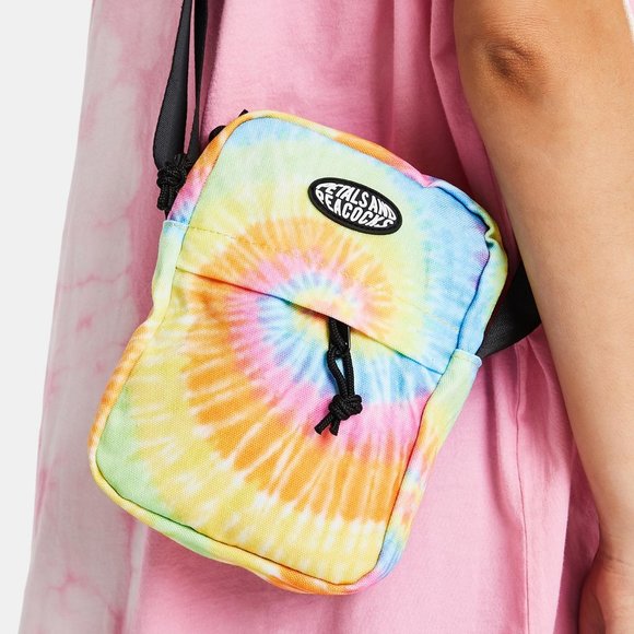 Dolls Kill Handbags - Petals and Peacocks Tie Dye Shoulder Bag Dollskill